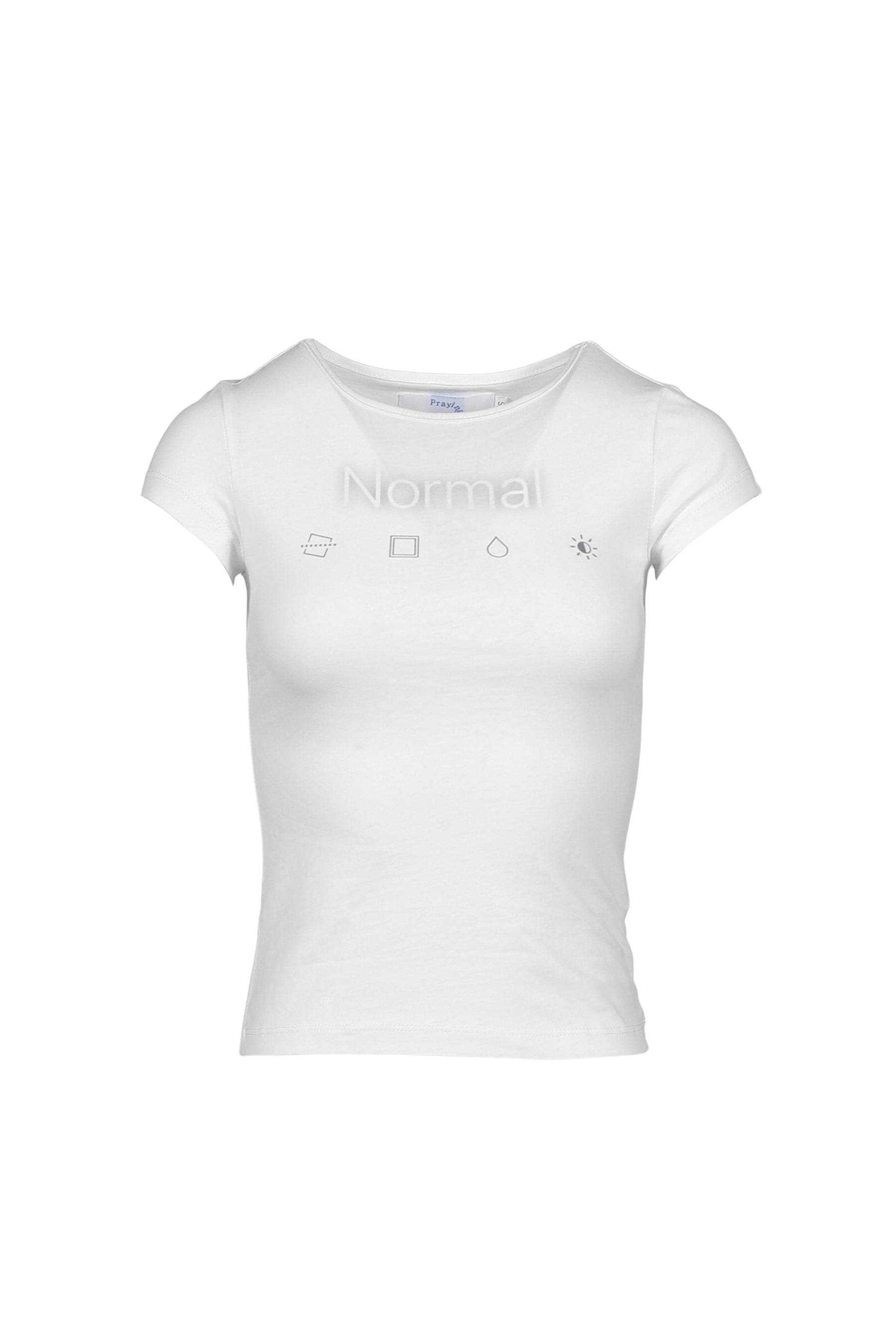 NORMAL TEE / WHT