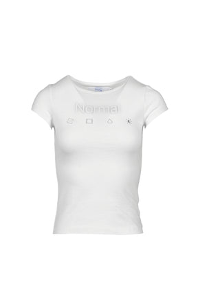 NORMAL TEE / WHT