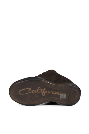 SUEDE VAMP SNEAKERS / DARK BRW