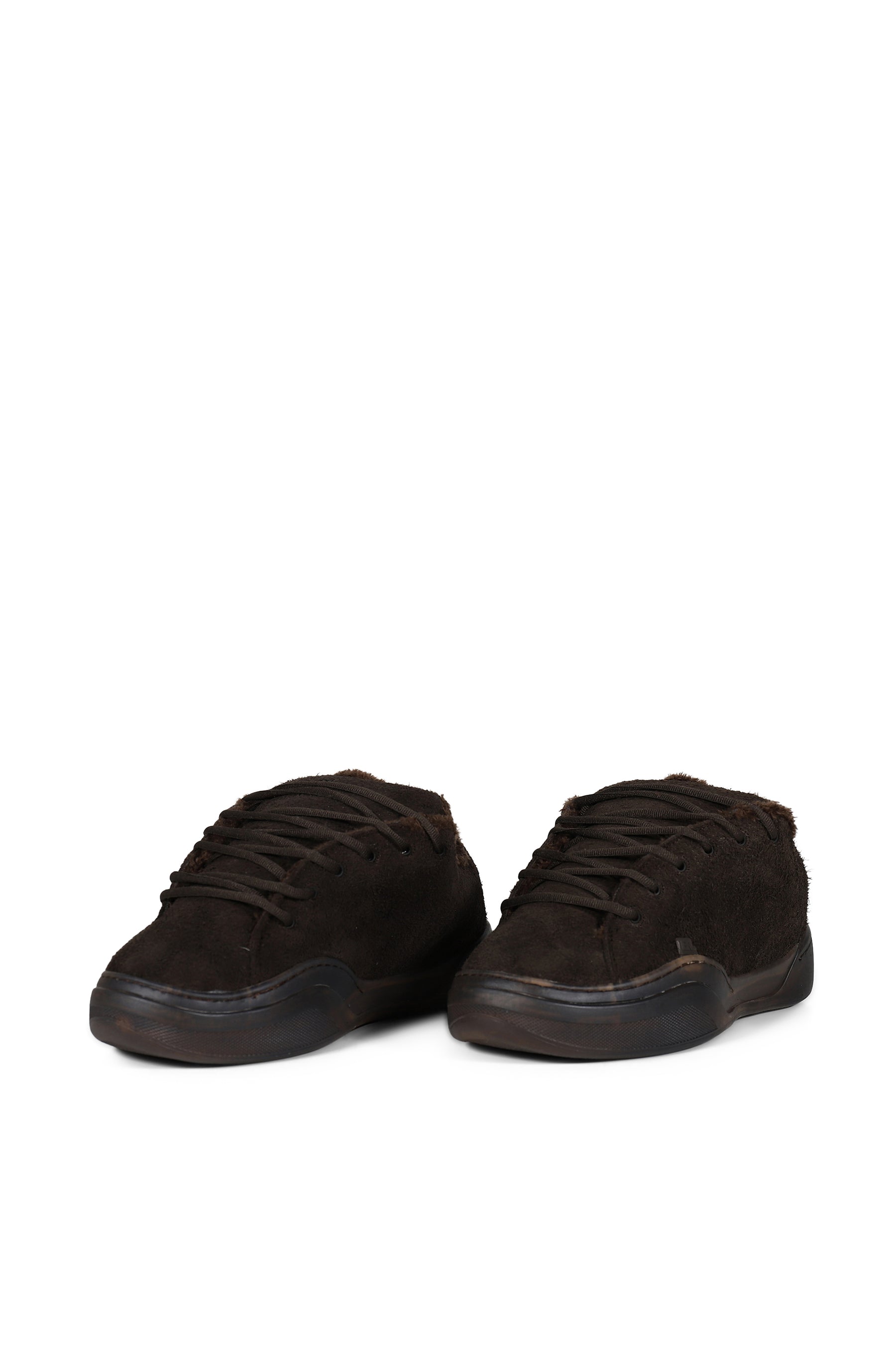 SUEDE VAMP SNEAKERS / DARK BRW