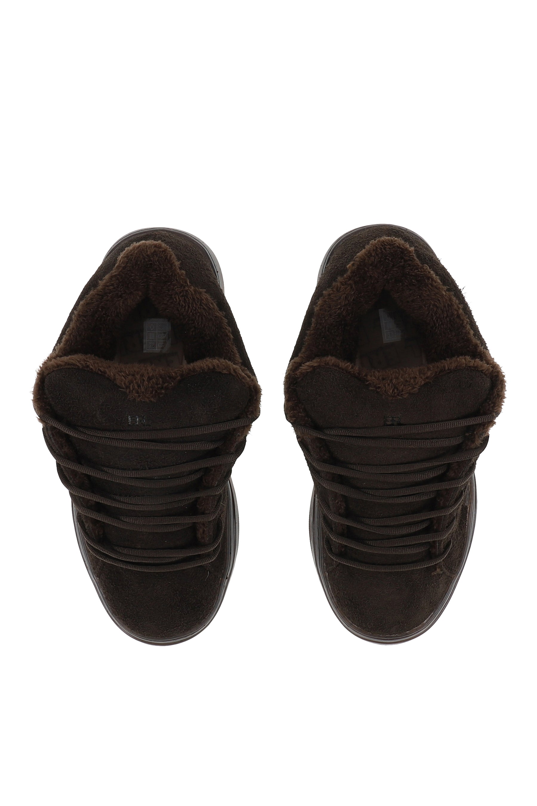 SUEDE VAMP SNEAKERS / DARK BRW