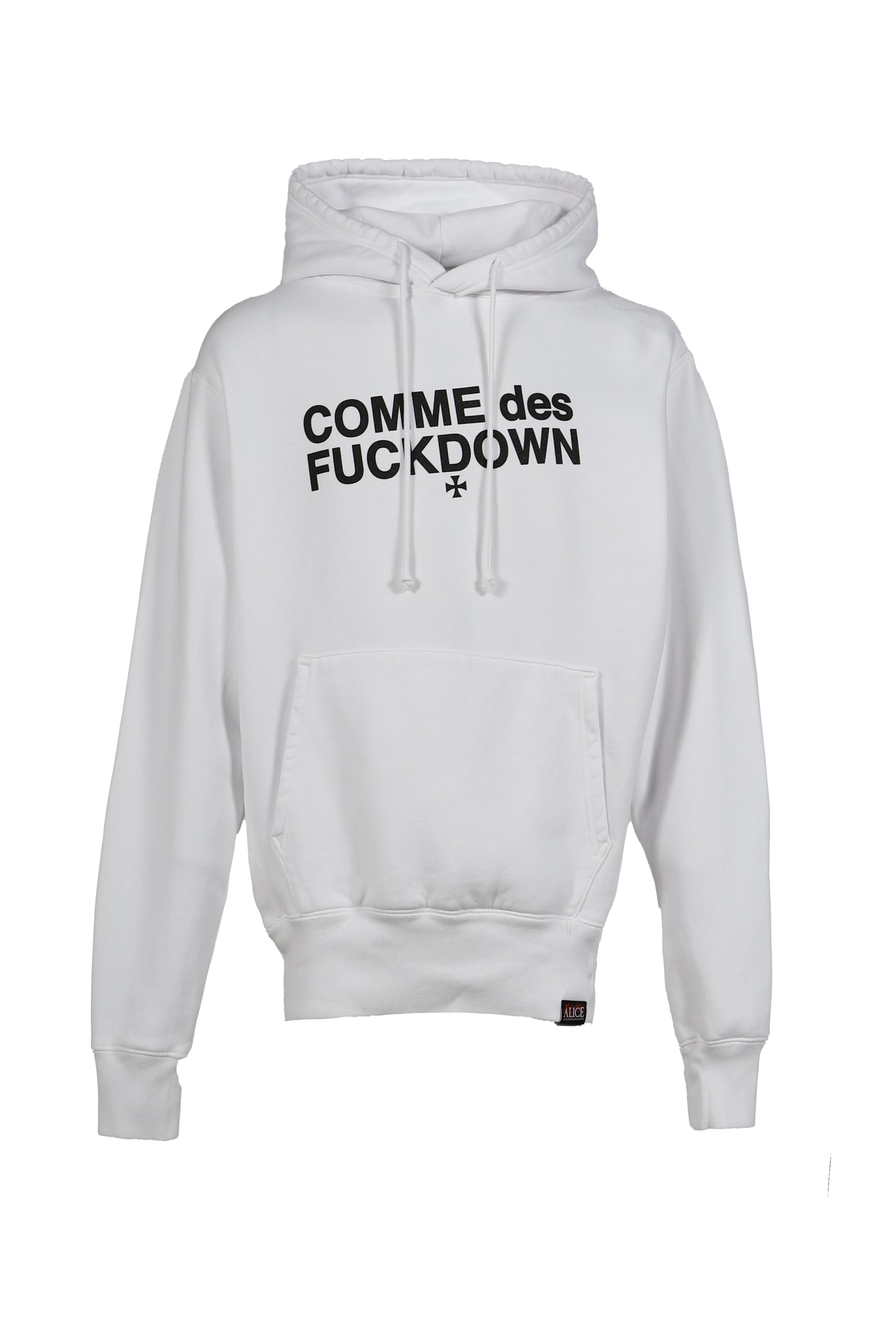 ALICE X SSUR COMME HOODIE / WHT 