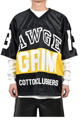 COTTON CLUBBERS FOOTBALL JERSEY / BLK