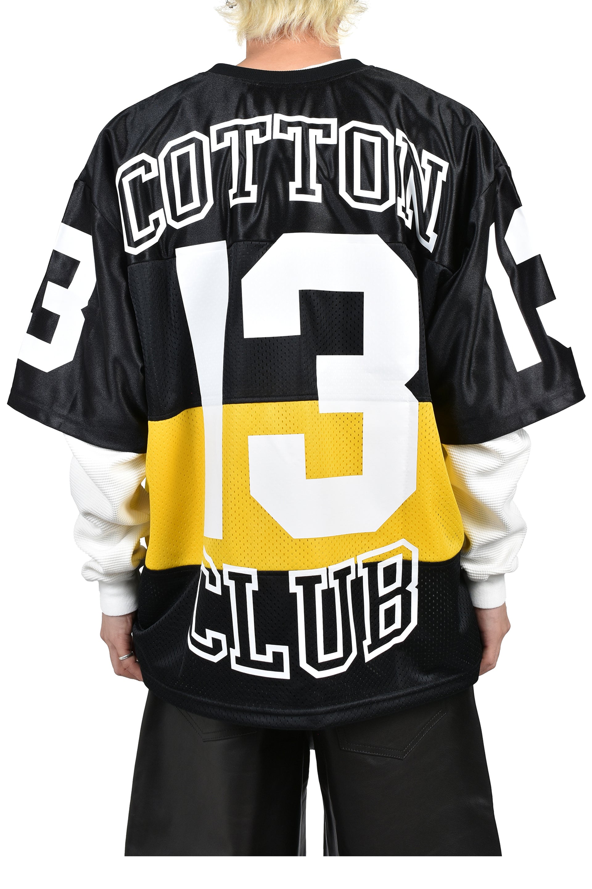 COTTON CLUBBERS FOOTBALL JERSEY / BLK