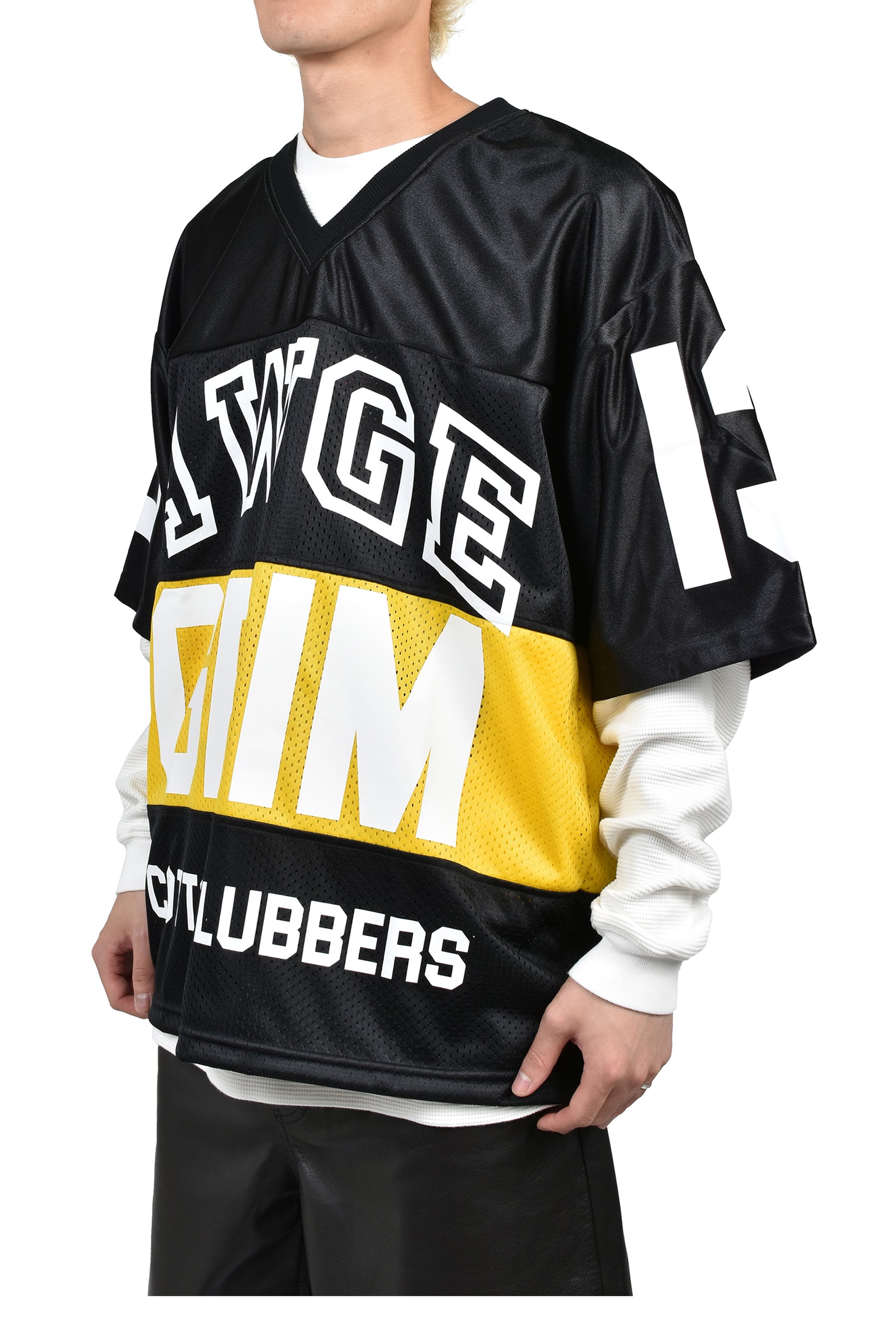 COTTON CLUBBERS FOOTBALL JERSEY / BLK