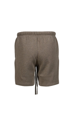 ESSENTIALS SOCCER FLEECE SHORTS / HOMESTEAD HEATHER