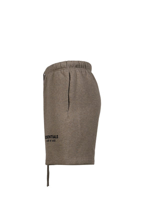 ESSENTIALS SOCCER FLEECE SHORTS / HOMESTEAD HEATHER