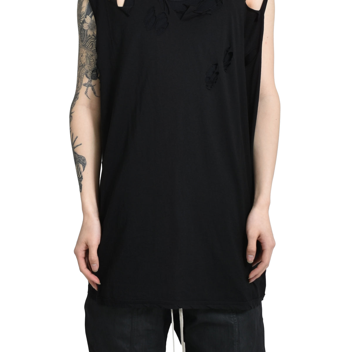 rickowens TARP T BA Sサイズ TARP TEE BLACK - RICK OWENS DRKSHDW(リック オウエンス ダーク