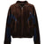 VELOUR WARM UP JACKET / BRW