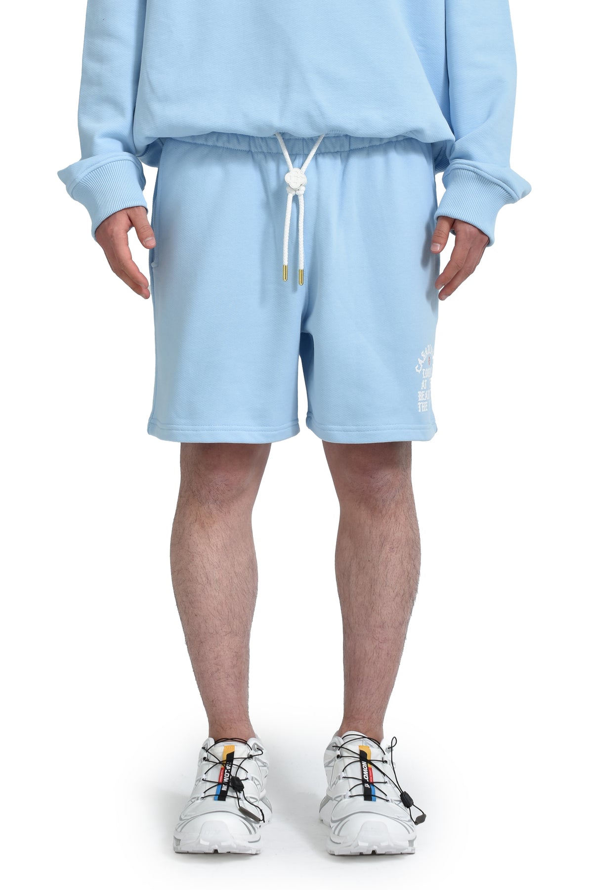 LOOKING AT THE BEAUTY OF THE WORLD SWEATSHORTS / PALE BLU