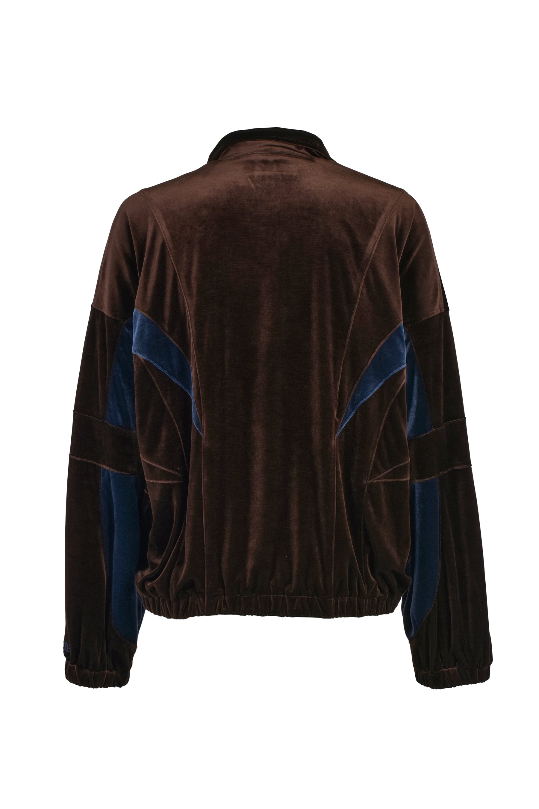 VELOUR WARM UP JACKET / BRW