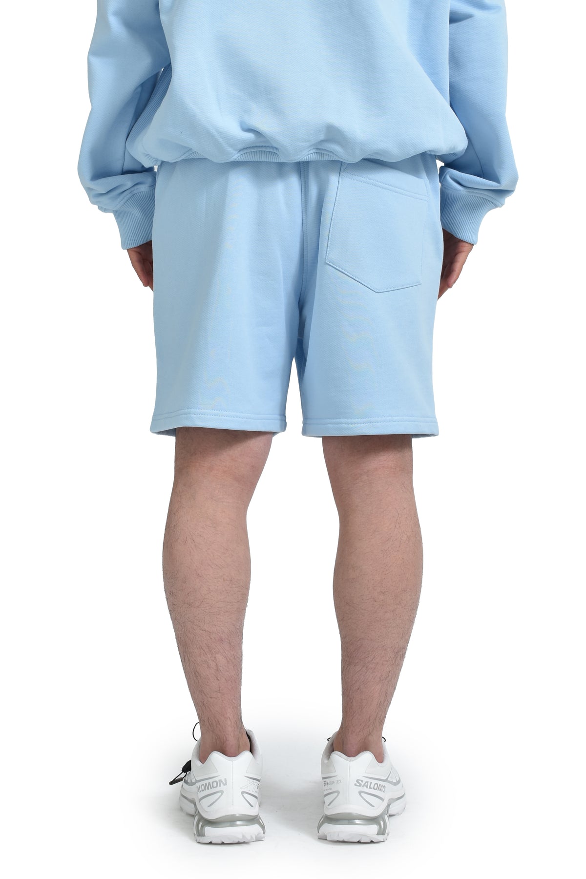 LOOKING AT THE BEAUTY OF THE WORLD SWEATSHORTS / PALE BLU