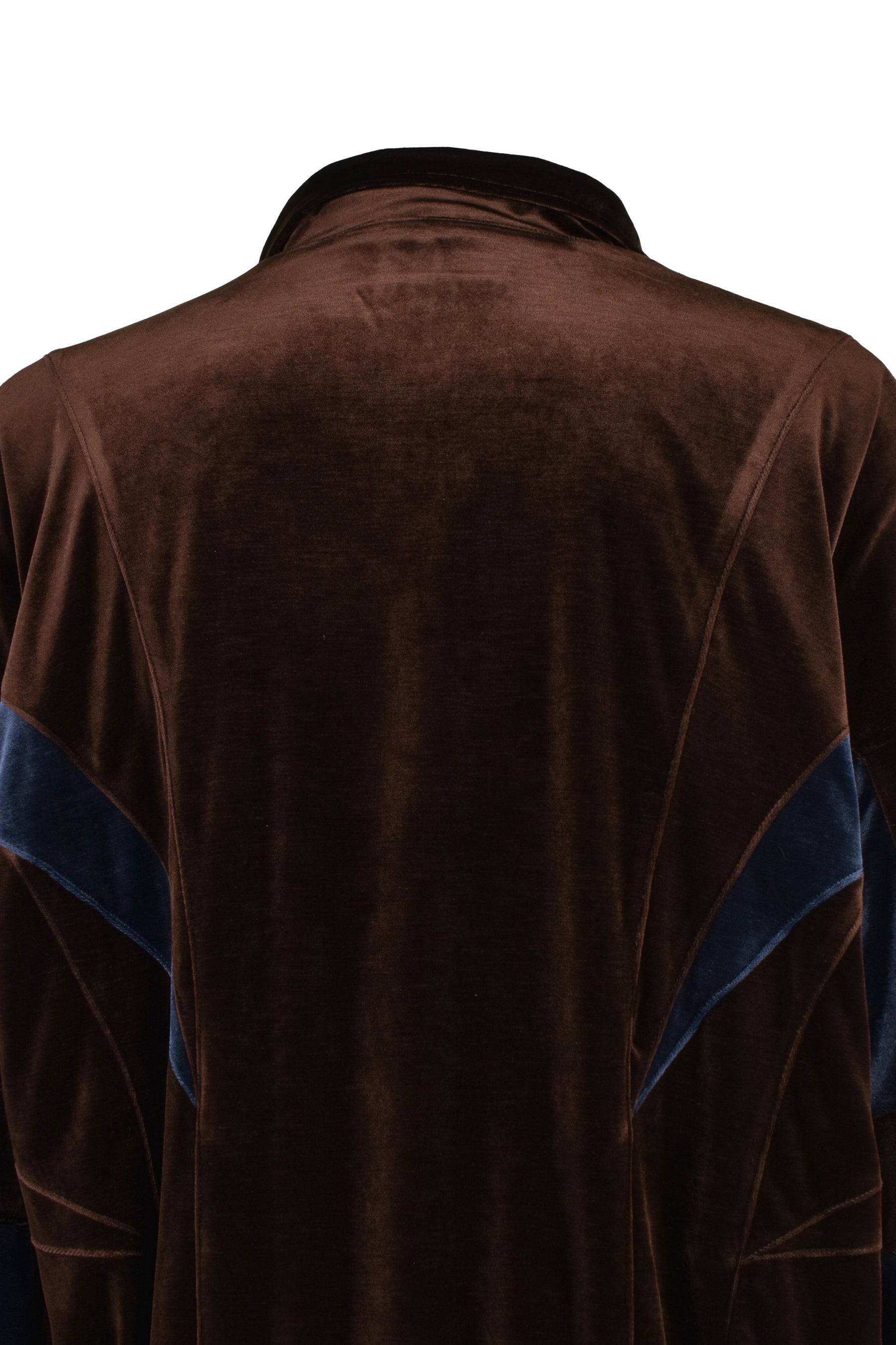 VELOUR WARM UP JACKET / BRW