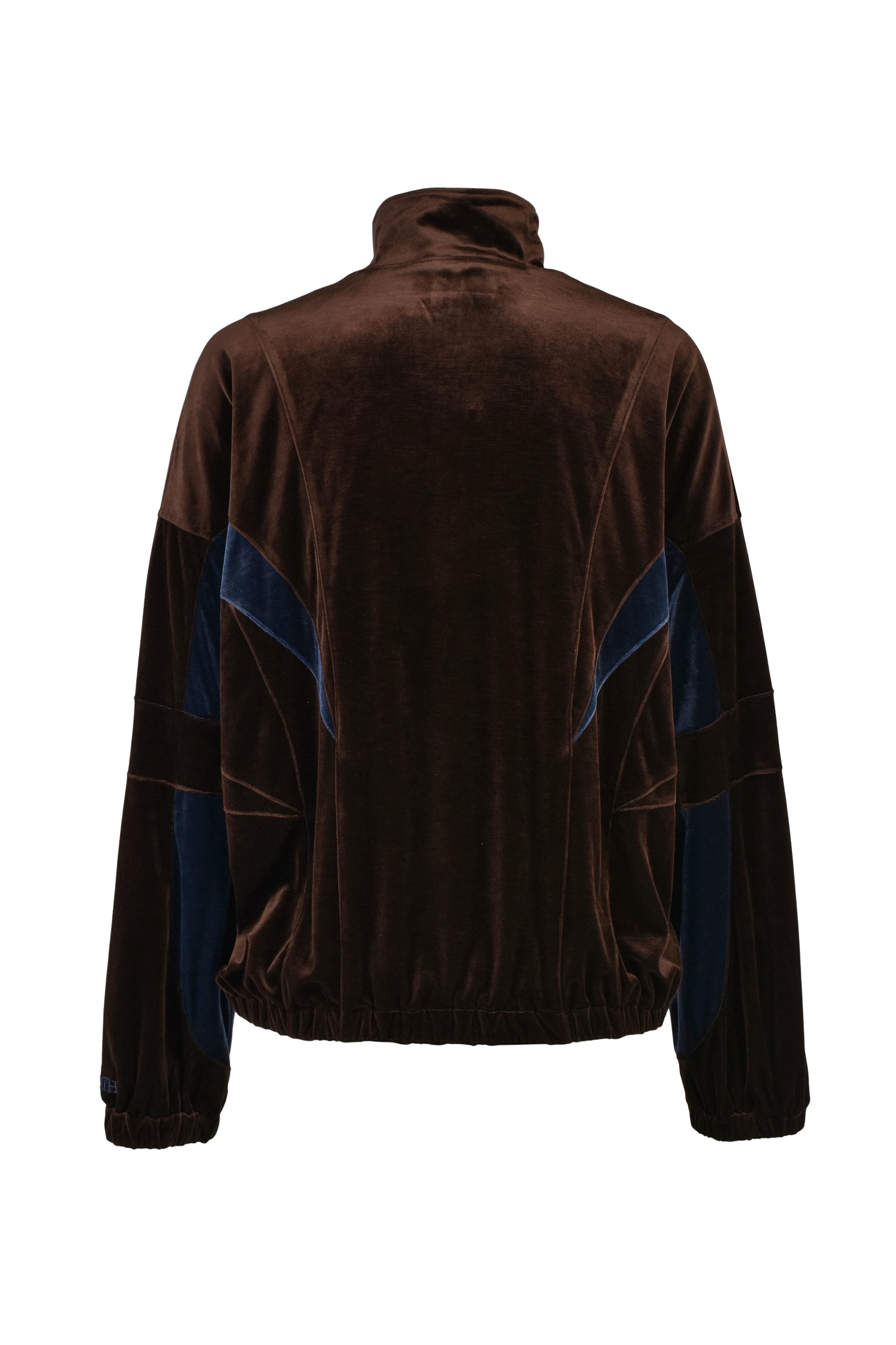 VELOUR WARM UP JACKET / BRW