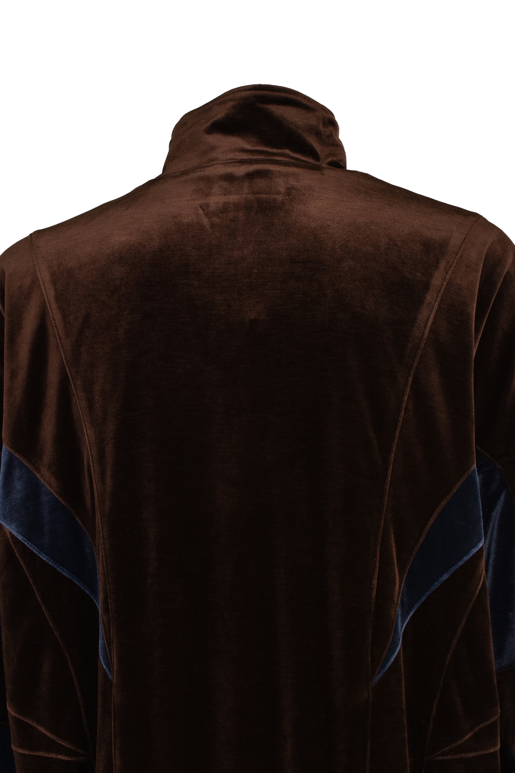 VELOUR WARM UP JACKET / BRW