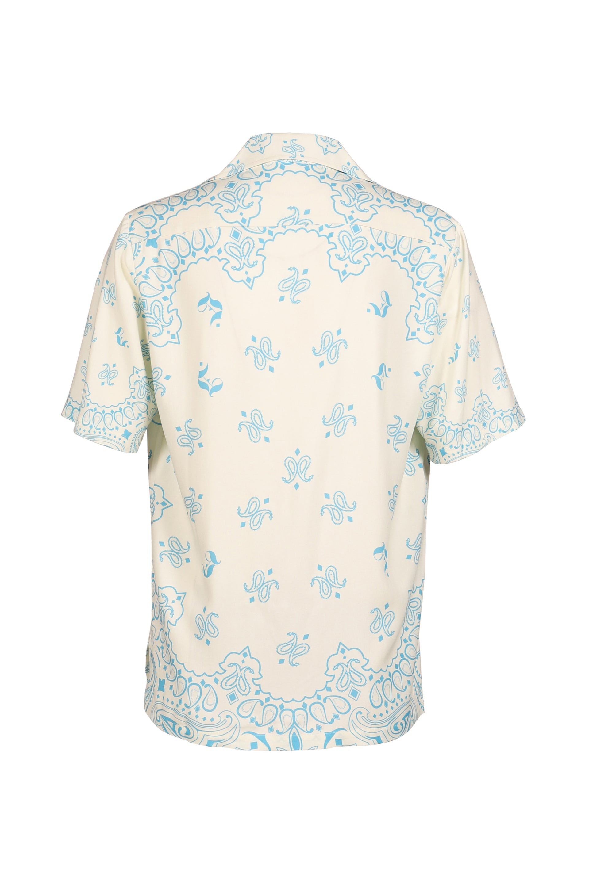 PAISLEY SHORT SLEEVE SHIRTS / VANILLA