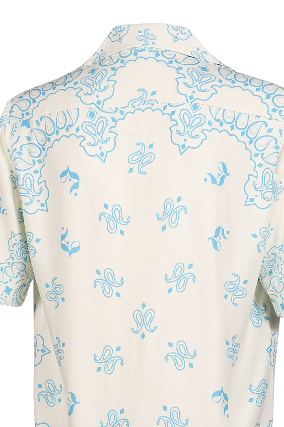 PAISLEY SHORT SLEEVE SHIRTS / VANILLA