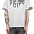 DEAR BORO INDIGO RINGER TEE / WHT