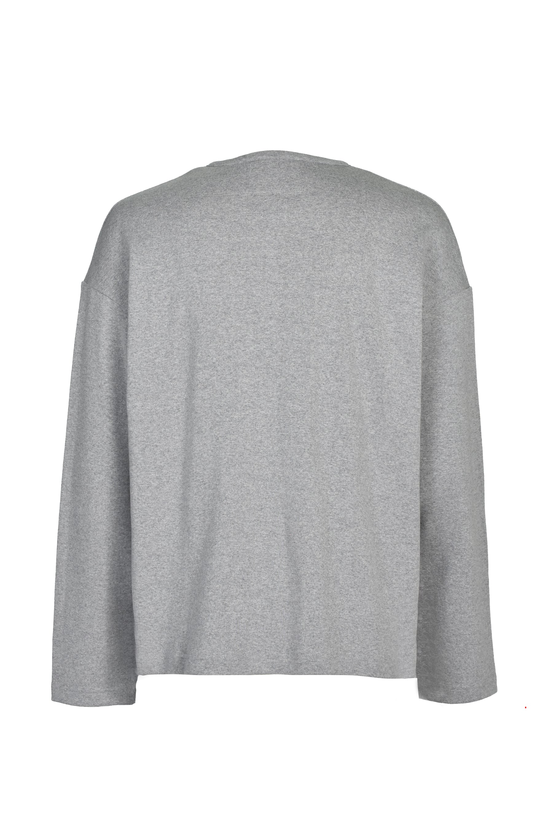 SOFT RIB HENLEY / FOG GRY