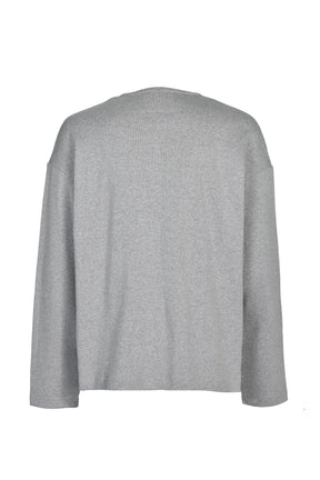 SOFT RIB HENLEY / FOG GRY