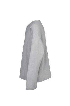 SOFT RIB HENLEY / FOG GRY
