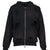 THERMAL LAYERED ZIP HOODIE / BLK