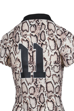 SNAKESKIN FUTBOL DRESS / FROSTED IVO-AOP