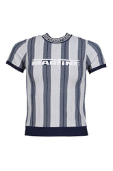 LOGO TIGHT T-SHIRT / BLU GRY BLU