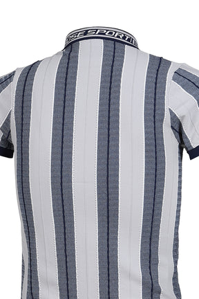 LOGO TIGHT T-SHIRT / BLU GRY BLU
