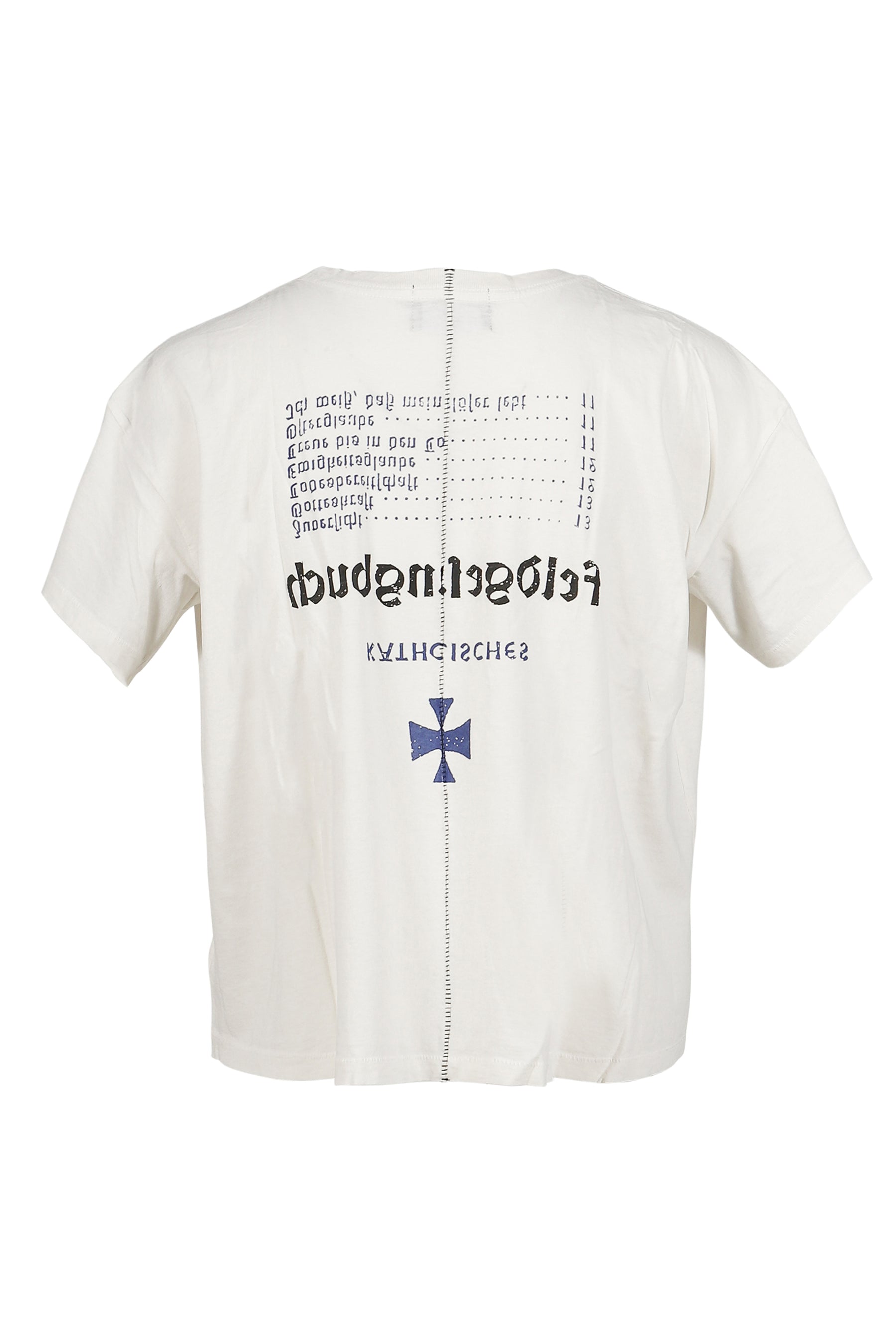KATHOLISCHES TOOTHBRUSH T-SHIRT / FADED WHT
