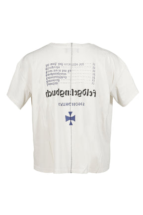 KATHOLISCHES TOOTHBRUSH T-SHIRT / FADED WHT