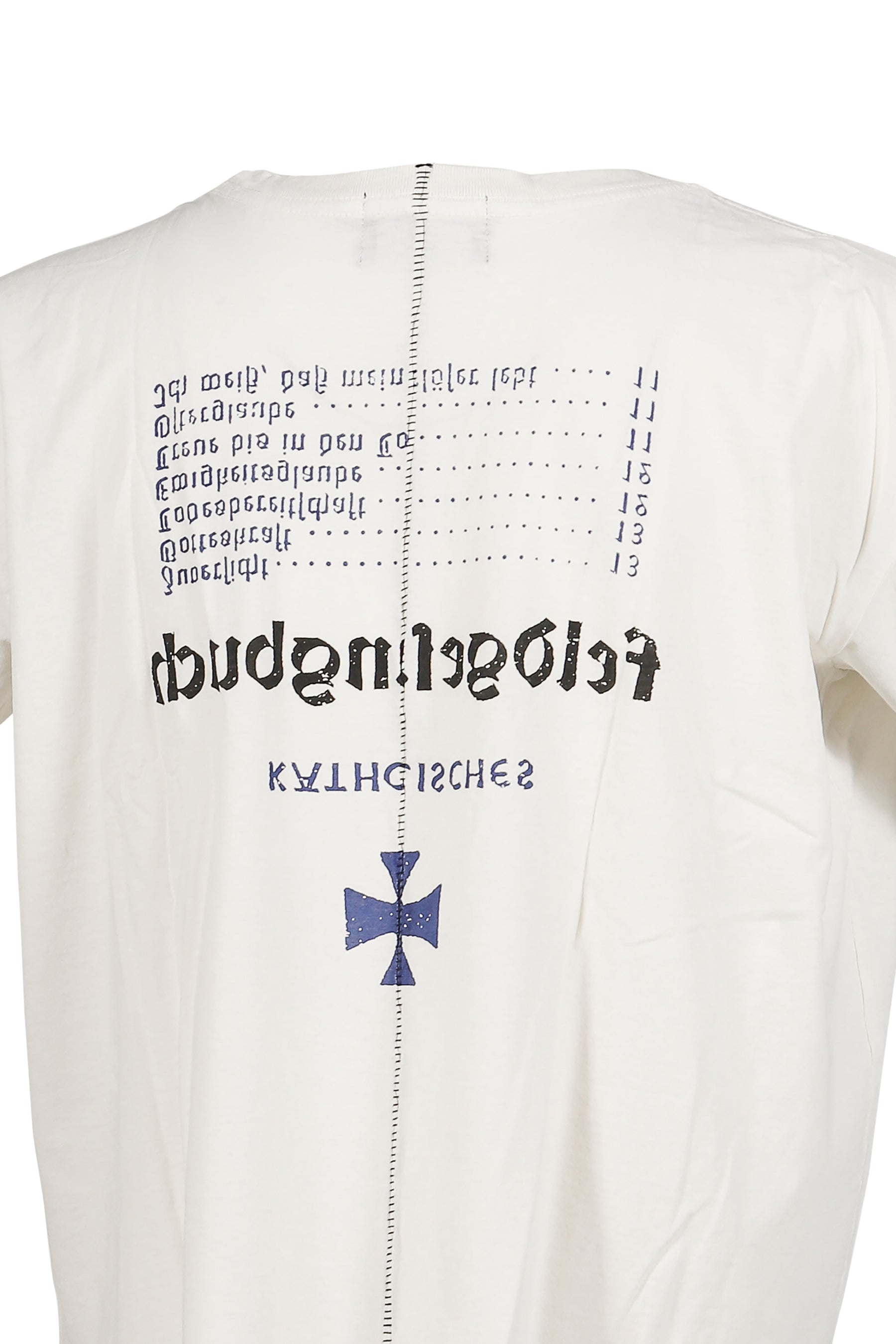 KATHOLISCHES TOOTHBRUSH T-SHIRT / FADED WHT