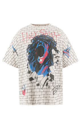 SS T-SHIRT/HOLY SAINT / WHT