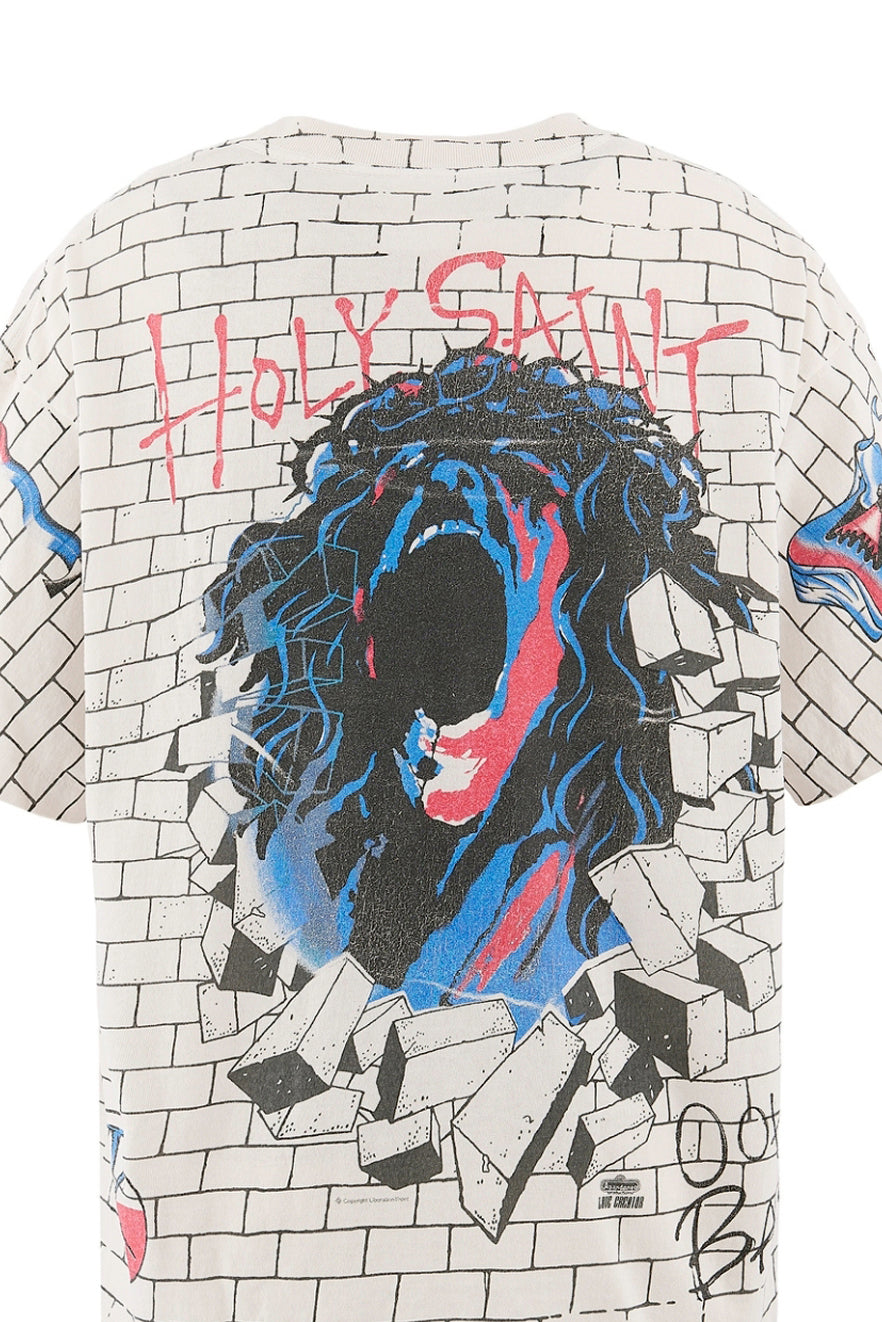 SS T-SHIRT/HOLY SAINT / WHT
