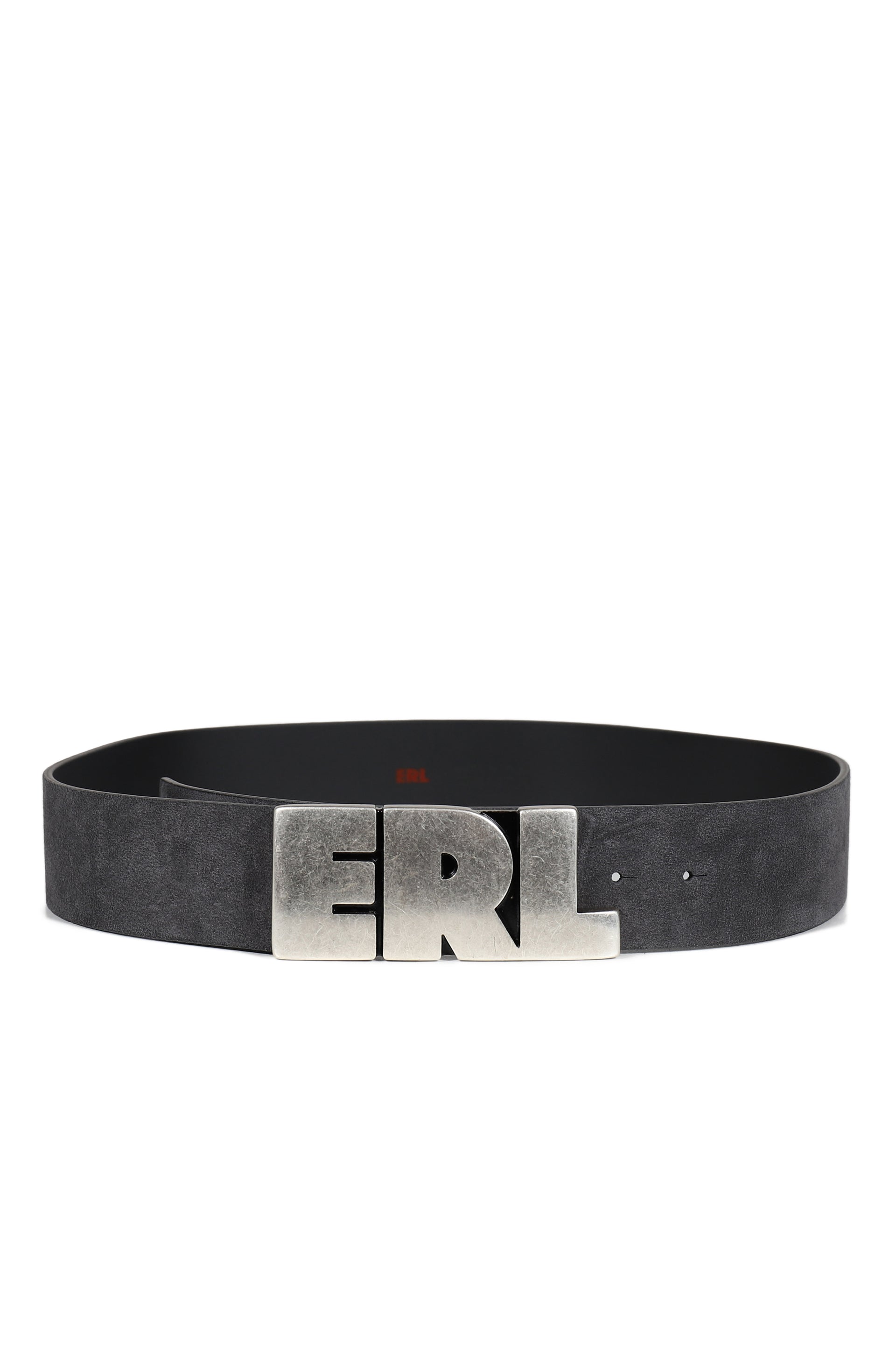 ERL LARGE SUEDE BELT LEATHER / BLK