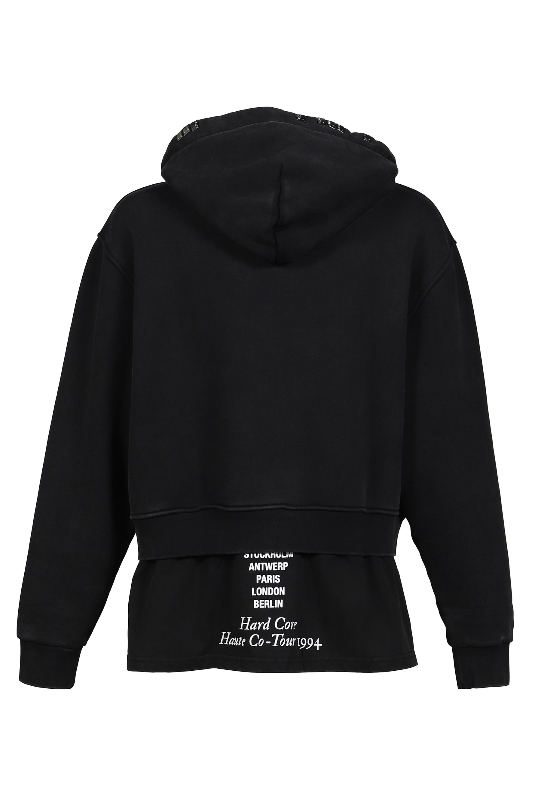 CO-TOUR LAYERED SWEATSHIRT / BLK