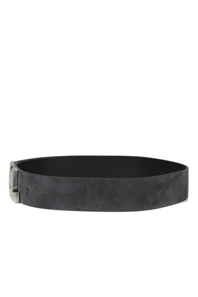 ERL LARGE SUEDE BELT LEATHER / BLK