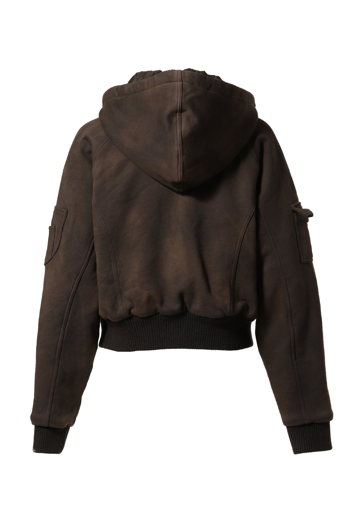 COTTON HOODIE USED BOMBER / BRW