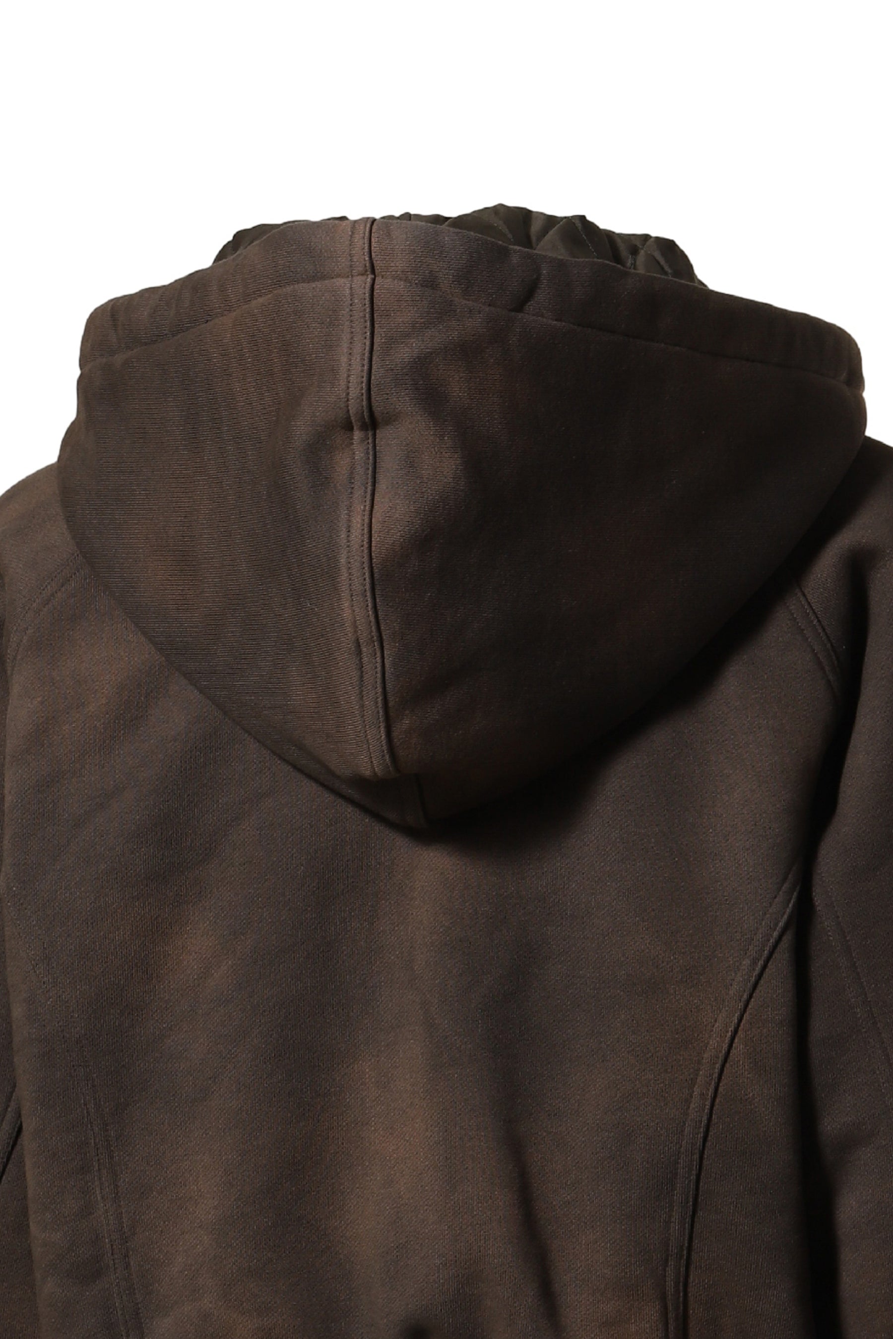 COTTON HOODIE USED BOMBER / BRW