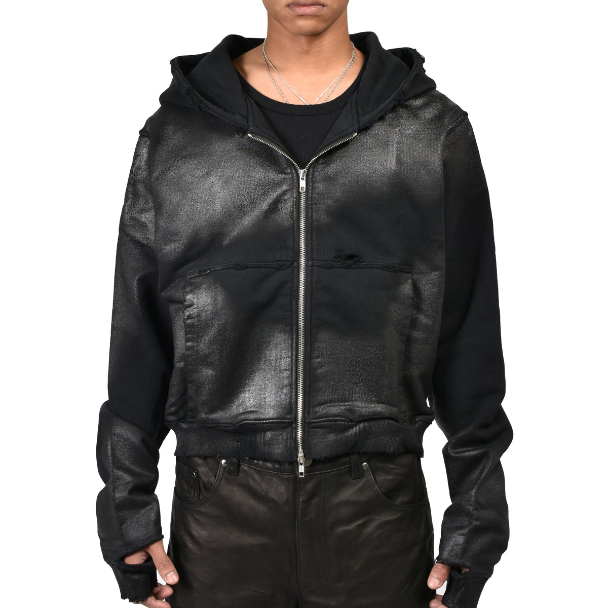 FILTH フィルス SS26 NOIR WAXED FULL ZIP / WAXED BLK - NUBIAN ヌビアン