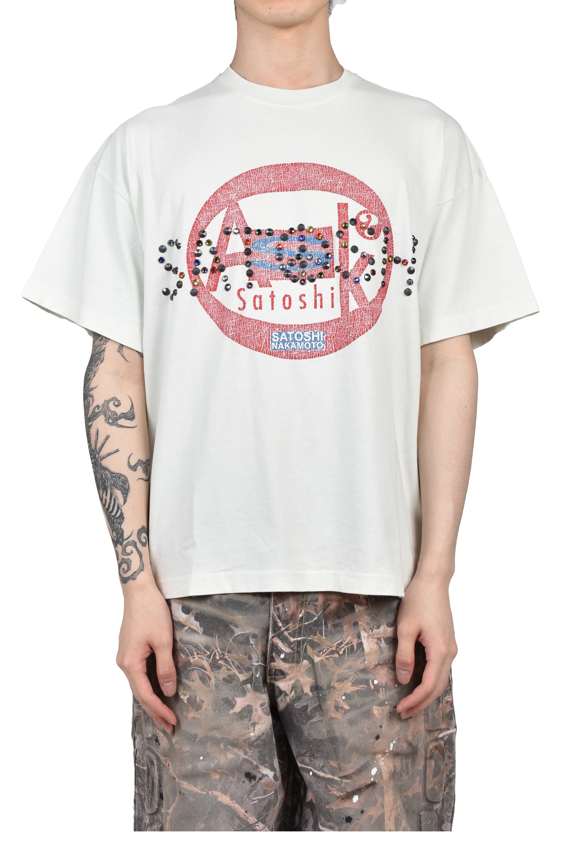 ASK SATOSHI TEE / WHT