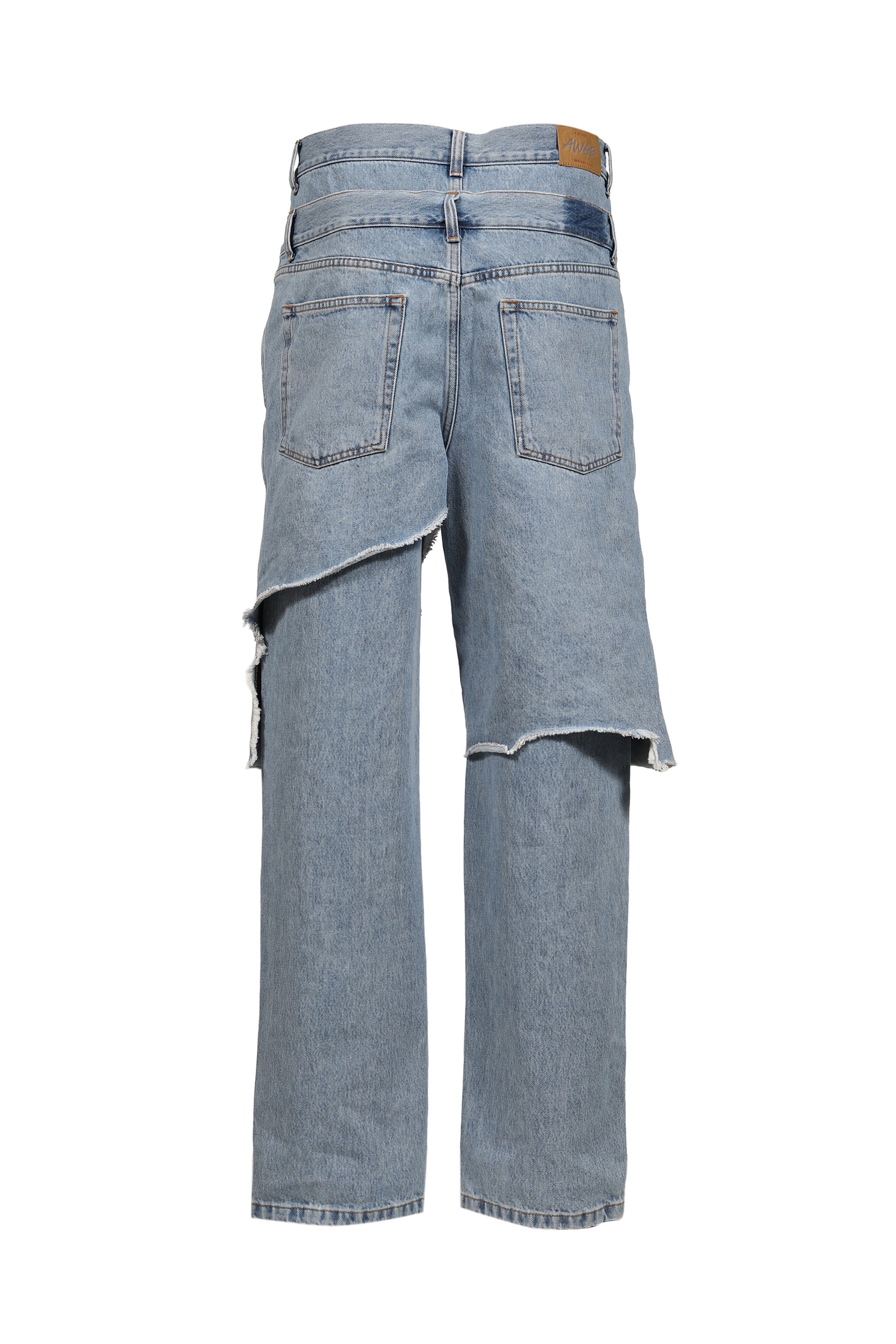 DOUBLE LAYER DENIM / WASHED BLU