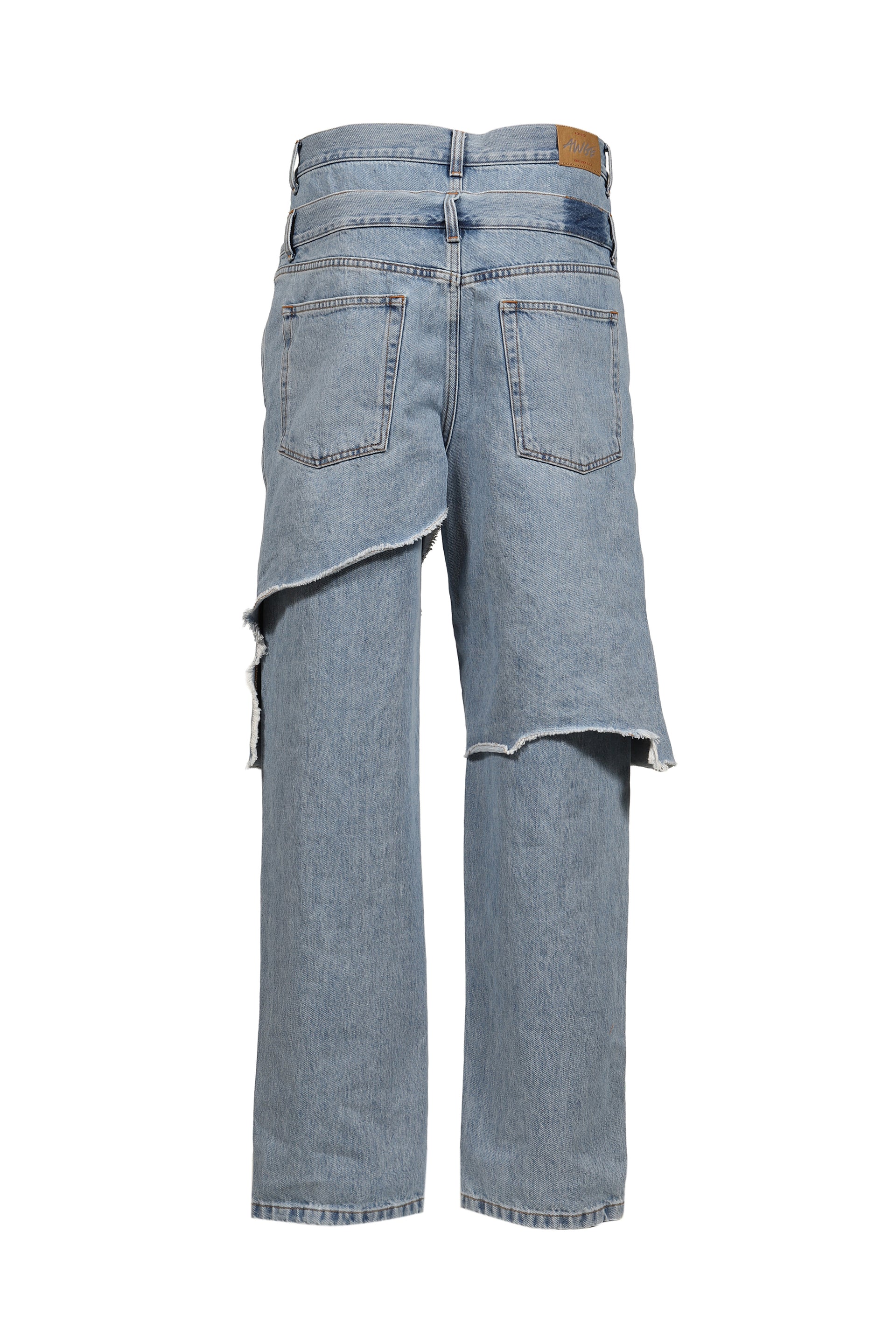 DOUBLE LAYER DENIM / WASHED BLU