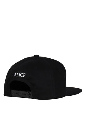 ALICE X SSUR COMME SNAPBACK / BLK 