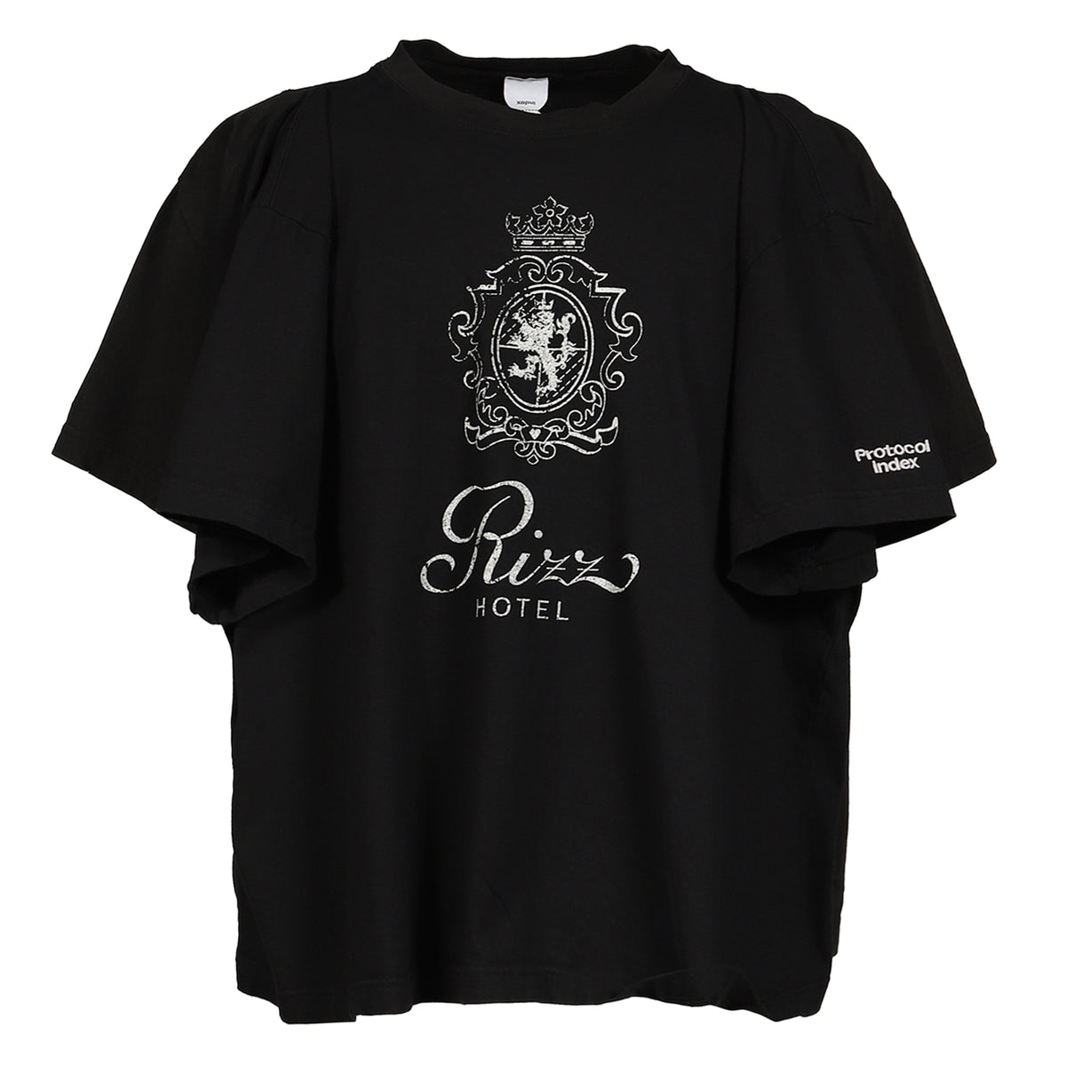 Protocol Index Protocol Index SS26 FOUR HANDS T SHIRTS / BLK - NUBIAN
