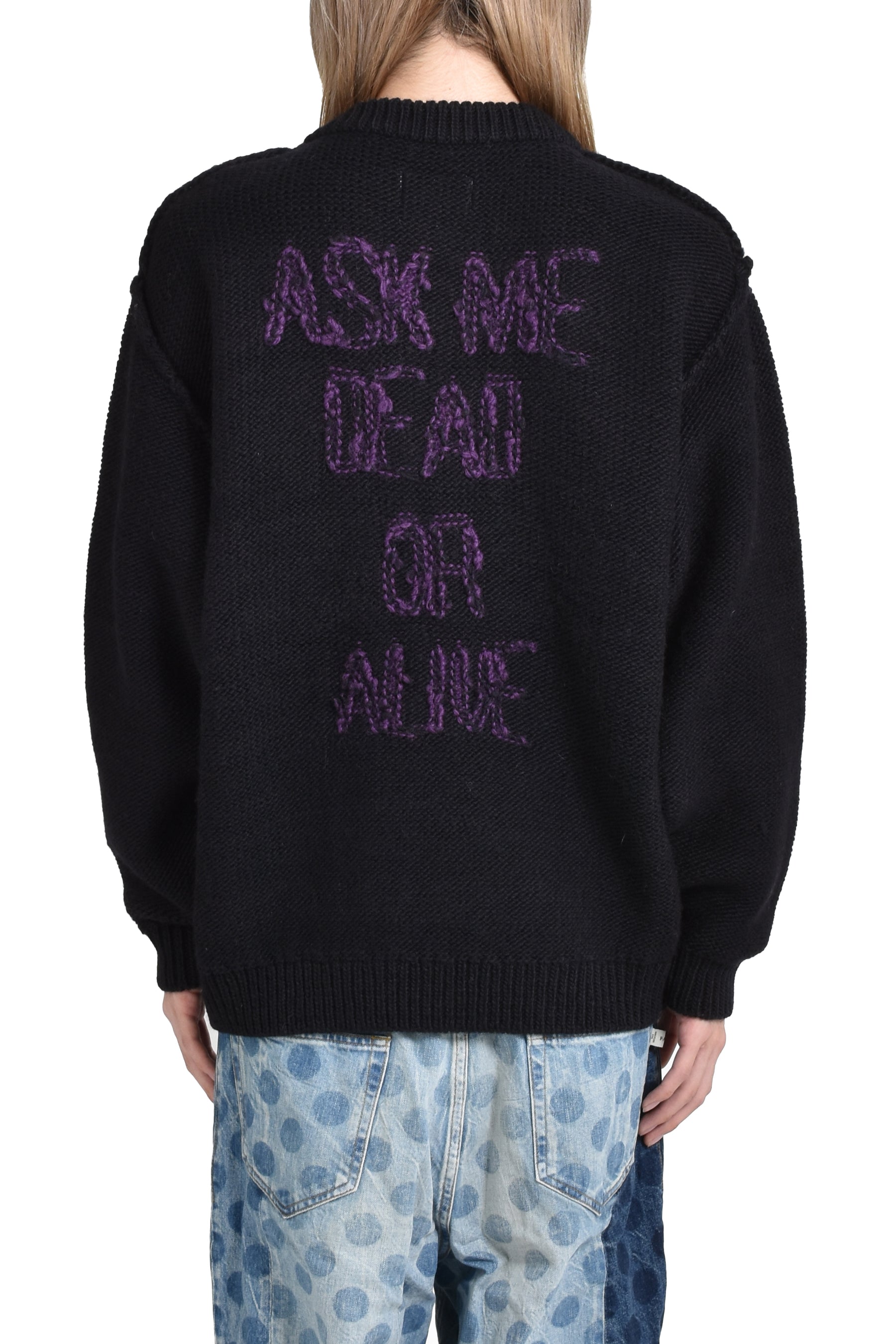 ACTING ZOMBIE KNITWEAR / BLK