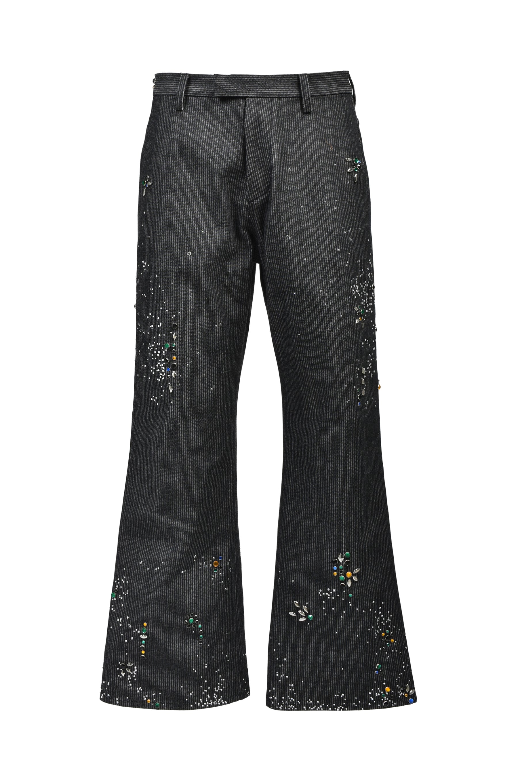 GA**XY PIQUE WORK TROUSERS / BLK