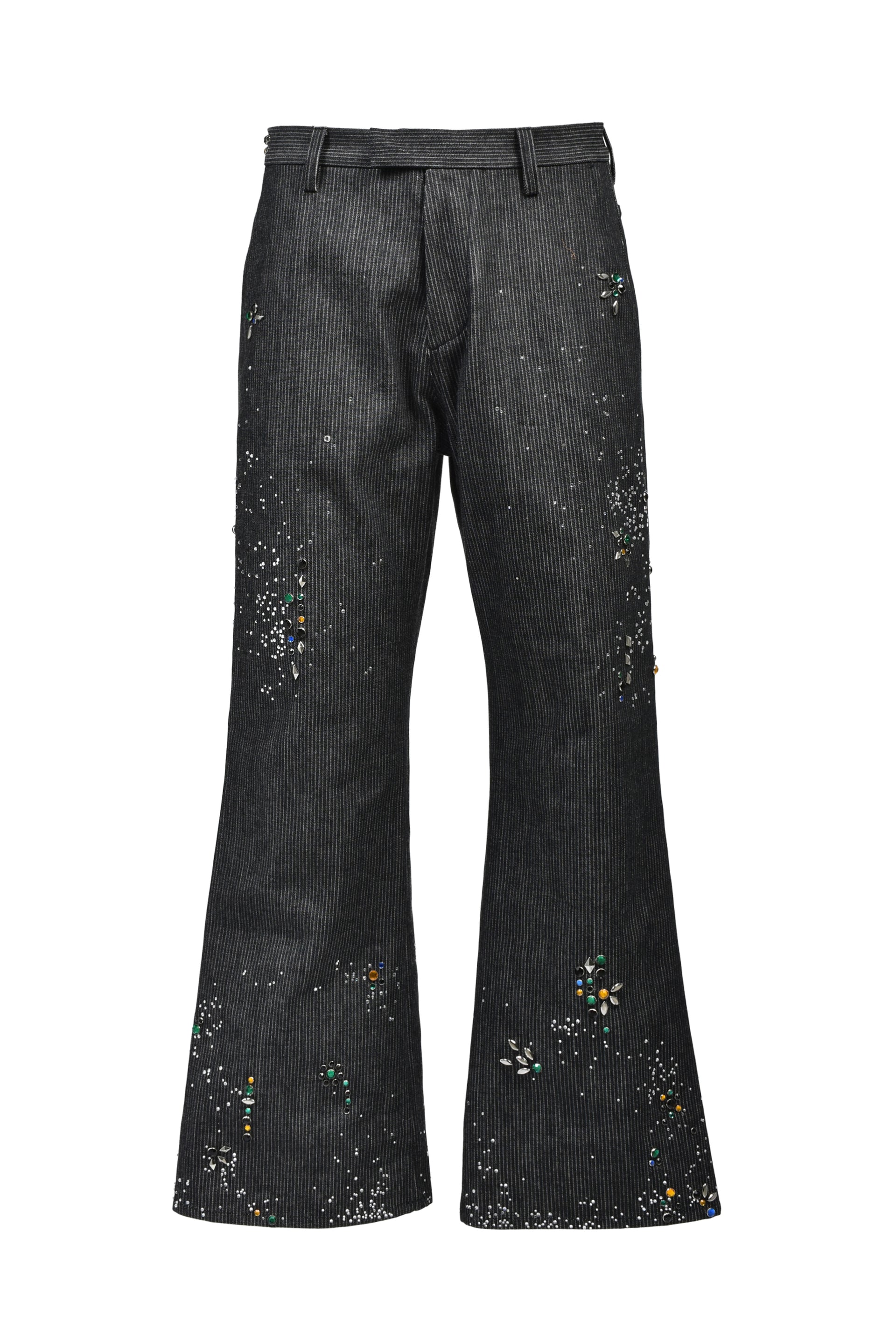 GA**XY PIQUE WORK TROUSERS / BLK