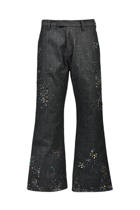 GA**XY PIQUE WORK TROUSERS / BLK