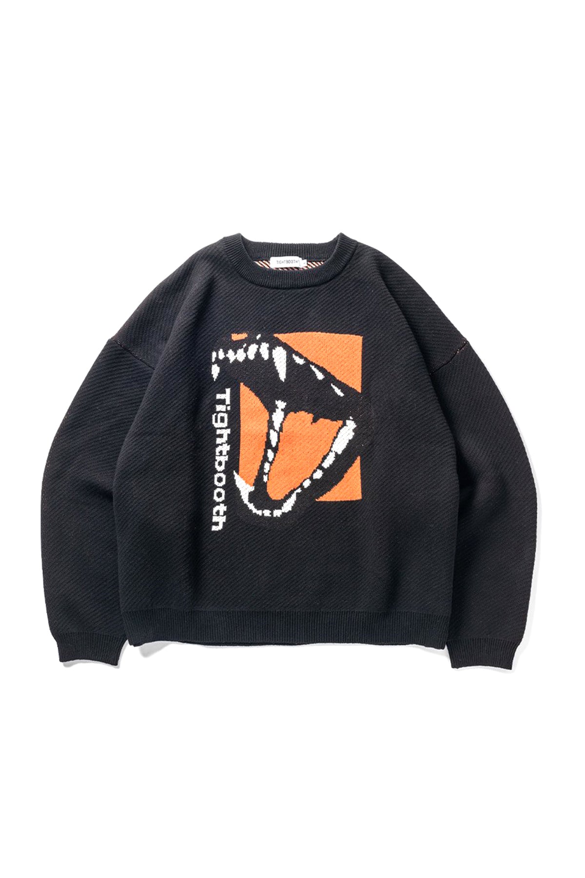 TIGHTBOOTH BITE KNIT SWEATER / BLK